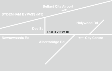 Portview Trade Centre Location Map